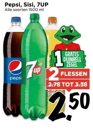 Aanbiedingen Pepsi, sisi, 7up - Pepsi - Geldig van 14/05/2017 tot 20/05/2017 bij Vomar