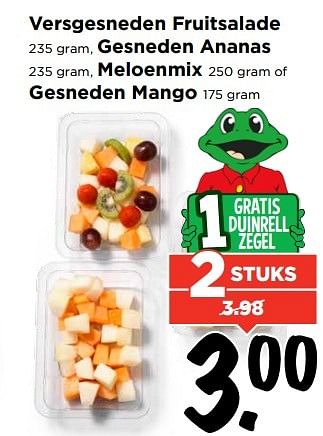 Aanbiedingen Versgesneden fruitsalade - Huismerk Vomar - Geldig van 14/05/2017 tot 20/05/2017 bij Vomar