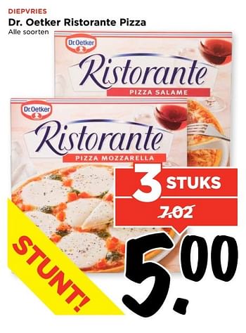 Aanbiedingen Dr. oetker ristorante pizza - Dr. Oetker - Geldig van 14/05/2017 tot 20/05/2017 bij Vomar