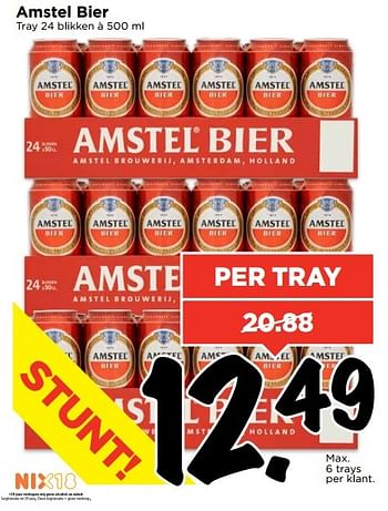 Aanbiedingen Amstel bier - Amstel - Geldig van 14/05/2017 tot 20/05/2017 bij Vomar