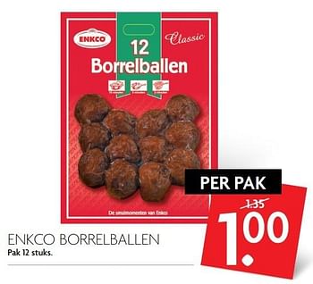 Aanbiedingen Enkco borrelballen - Enkco - Geldig van 14/05/2017 tot 20/05/2017 bij Deka Markt