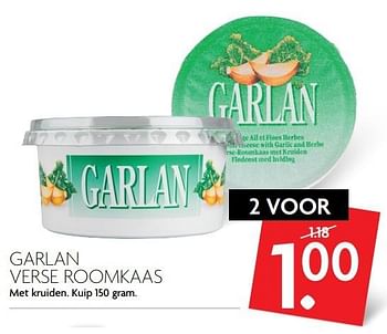 Aanbiedingen Garlan verse roomkaas - Garlan - Geldig van 14/05/2017 tot 20/05/2017 bij Deka Markt
