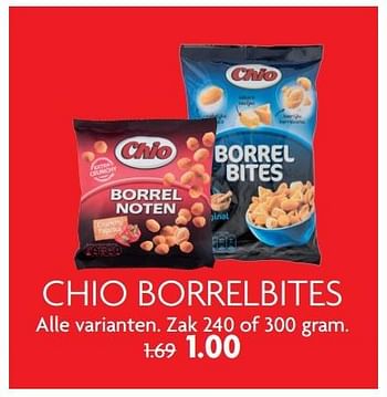 Aanbiedingen Chio borrelbites - Chio - Geldig van 14/05/2017 tot 20/05/2017 bij Deka Markt