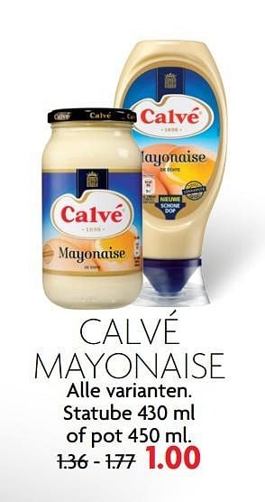 Aanbiedingen Calvé mayonaise - Calve - Geldig van 14/05/2017 tot 20/05/2017 bij Deka Markt