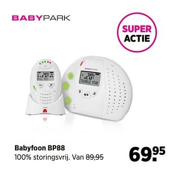 Aanbiedingen Babyfoon bp88 - Huismerk - Babypark - Geldig van 28/04/2017 tot 22/05/2017 bij Babypark