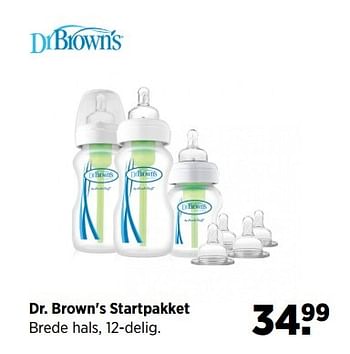 Aanbiedingen Dr. brown`s startpakket - DrBrown's - Geldig van 28/04/2017 tot 22/05/2017 bij Babypark