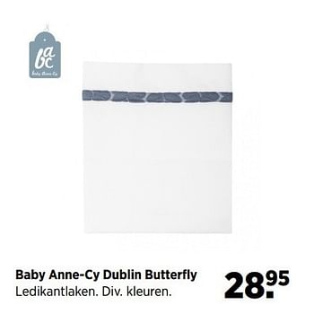 Aanbiedingen Baby anne-cy dublin butterfly - Baby Anne-Cy - Geldig van 28/04/2017 tot 22/05/2017 bij Babypark