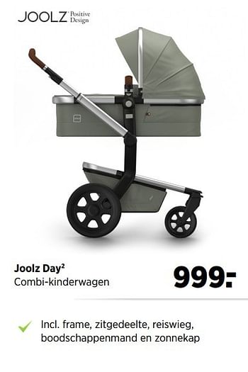 Aanbiedingen Joolz day2 combi-kinderwagen - Joolz - Geldig van 28/04/2017 tot 22/05/2017 bij Babypark