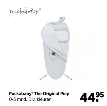Aanbiedingen Puckababy the original piep - Puckababy - Geldig van 28/04/2017 tot 22/05/2017 bij Babypark