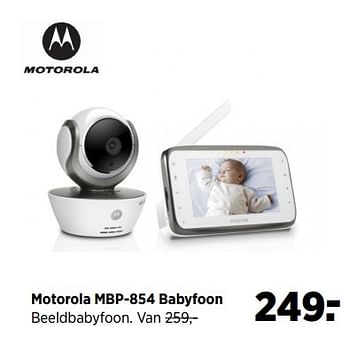 Aanbiedingen Motorola mbp-854 babyfoon - Motorola - Geldig van 28/04/2017 tot 22/05/2017 bij Babypark