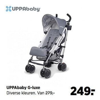 Aanbiedingen Uppababy g-luxe - Uppababy - Geldig van 28/04/2017 tot 22/05/2017 bij Babypark