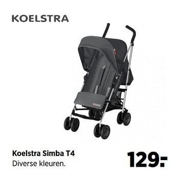 Aanbiedingen Koelstra simba t4 - Koelstra - Geldig van 28/04/2017 tot 22/05/2017 bij Babypark