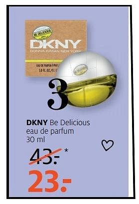 Aanbiedingen Dkny be delicious - DKNY - Geldig van 08/05/2017 tot 21/05/2017 bij Etos