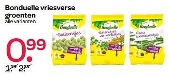 Aanbiedingen Bonduelle vriesverse groenten - Bonduelle - Geldig van 12/05/2017 tot 17/05/2017 bij Spar