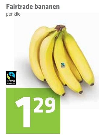 Aanbiedingen Fairtrade bananen - Fair Trade - Geldig van 12/05/2017 tot 18/05/2017 bij Attent