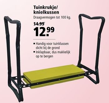 Aanbiedingen Tuinkrukje- knielkussen - Huismerk - Welkoop - Geldig van 08/05/2017 tot 21/05/2017 bij Welkoop