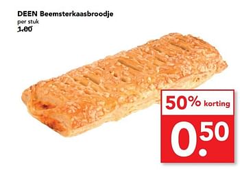 Aanbiedingen Deen beemsterkaasbroodje - Huismerk deen supermarkt - Geldig van 14/05/2017 tot 20/05/2017 bij Deen Supermarkten