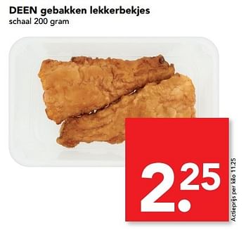 Aanbiedingen Deen gebakken lekkerbekjes - Huismerk deen supermarkt - Geldig van 14/05/2017 tot 20/05/2017 bij Deen Supermarkten