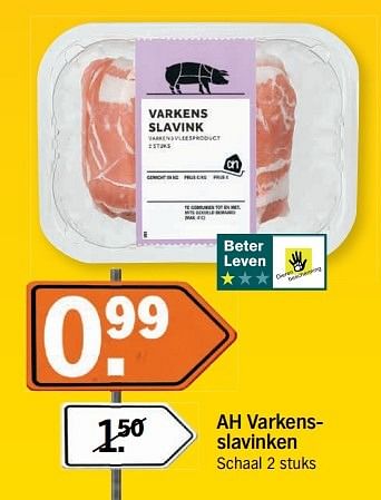 Aanbiedingen Ah varkensslavinken - Huismerk - Albert Heijn - Geldig van 14/05/2017 tot 21/05/2017 bij Albert Heijn