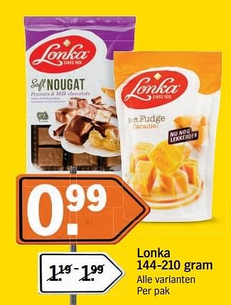 Aanbiedingen Lonka - Lonka - Geldig van 14/05/2017 tot 21/05/2017 bij Albert Heijn