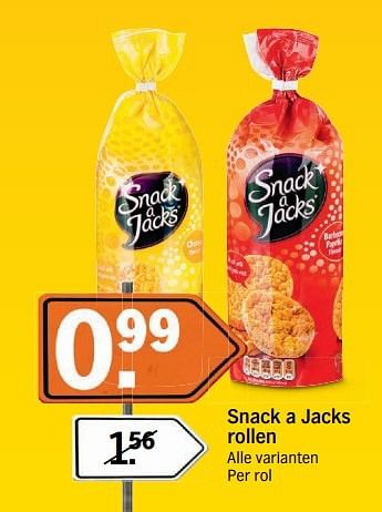 Aanbiedingen Snack a jacks rollen alle varianten - Snack a Jacks - Geldig van 14/05/2017 tot 21/05/2017 bij Albert Heijn