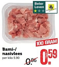 Aanbiedingen Bami-- nasivlees - Huismerk - Coop - Geldig van 15/05/2017 tot 21/05/2017 bij Coop