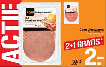 Aanbiedingen Coop vleeswaren - Huismerk - Coop - Geldig van 15/05/2017 tot 21/05/2017 bij Coop