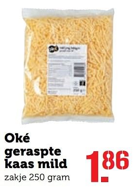 Aanbiedingen Oké geraspte kaas mild - Oké - Geldig van 15/05/2017 tot 21/05/2017 bij Coop