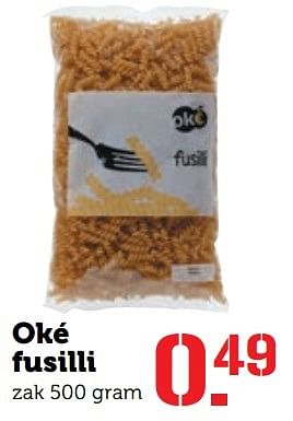Aanbiedingen Oké fusilli - Oké - Geldig van 15/05/2017 tot 21/05/2017 bij Coop