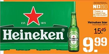 Aanbiedingen Heineken bier - Heineken - Geldig van 15/05/2017 tot 21/05/2017 bij Coop