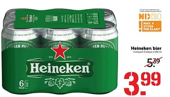 Aanbiedingen Heineken bier - Heineken - Geldig van 15/05/2017 tot 21/05/2017 bij Coop