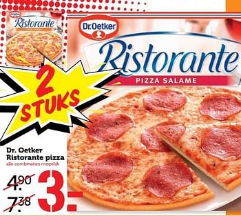 Aanbiedingen Dr. oetker ristorante pizza - Dr. Oetker - Geldig van 15/05/2017 tot 21/05/2017 bij Coop