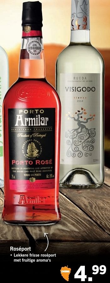 Aanbiedingen Roséport - Rosé wijnen - Geldig van 14/05/2017 tot 21/05/2017 bij Lidl