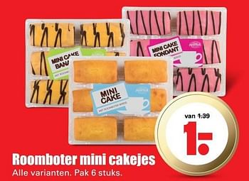 Aanbiedingen Roomboter mini cakejes alle varianten - Huismerk - Dirk - Geldig van 15/05/2017 tot 21/05/2017 bij Lekker Doen