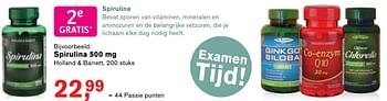 Aanbiedingen Spirulina - Huismerk - Essenza - Geldig van 08/05/2017 tot 28/05/2017 bij Holland & Barrett