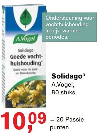 Aanbiedingen Solidago3 - A. Vogel - Geldig van 08/05/2017 tot 28/05/2017 bij Holland & Barrett