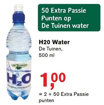 Aanbiedingen H20 water - De Tuinen - Geldig van 08/05/2017 tot 28/05/2017 bij Holland & Barrett