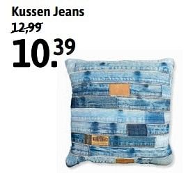 Aanbiedingen Kussen jeans - Huismerk - Xenos - Geldig van 15/05/2017 tot 21/05/2017 bij Xenos