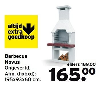 Aanbiedingen Barbecue novus - Huismerk - Gamma - Geldig van 15/05/2017 tot 21/05/2017 bij Gamma