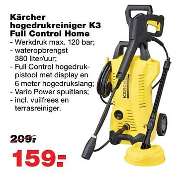 Aanbiedingen Kärcher hogedrukreiniger k3 full control home - Kärcher - Geldig van 15/05/2017 tot 21/05/2017 bij Praxis