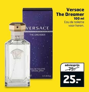 Aanbiedingen Versace the dreamer - Versace - Geldig van 16/05/2017 tot 21/05/2017 bij Trekpleister