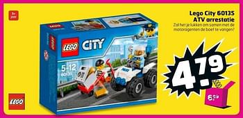 Aanbiedingen Lego city 60135 atv arrestatie - Lego - Geldig van 16/05/2017 tot 21/05/2017 bij Trekpleister