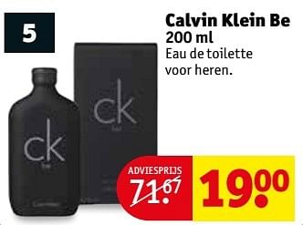 Aanbiedingen Calvin klein be - Calvin Klein - Geldig van 16/05/2017 tot 28/05/2017 bij Kruidvat