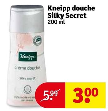 Aanbiedingen Kneipp douche silky secret - Kneipp - Geldig van 16/05/2017 tot 28/05/2017 bij Kruidvat
