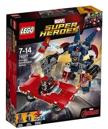 Aanbiedingen 76077 Iron Man: Detroit staalstrijd - Lego - Geldig van 20/05/2017 tot 25/05/2017 bij ToyChamp