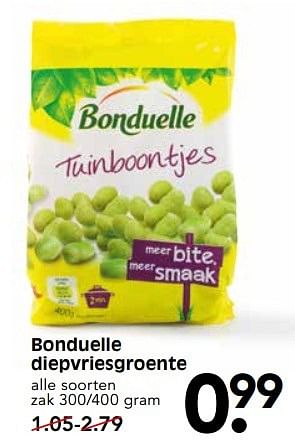 Aanbiedingen Bonduelle diepvriesgroente - Bonduelle - Geldig van 14/05/2017 tot 20/05/2017 bij Em-té