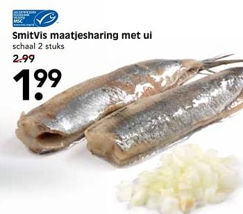 Aanbiedingen Smitvis maatjesharing met ui - Smit Vis - Geldig van 14/05/2017 tot 20/05/2017 bij Em-té