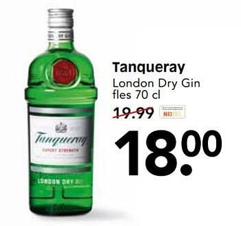 Aanbiedingen Tanqueray london dry gin - Tanqueray - Geldig van 14/05/2017 tot 20/05/2017 bij Em-té
