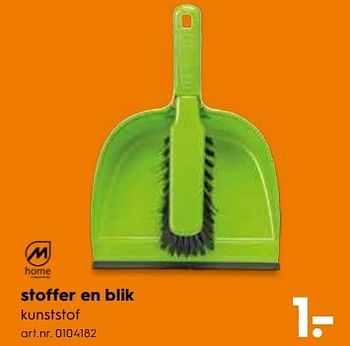 Aanbiedingen Stoffer en blik kunststof - Huismerk - Blokker - Geldig van 13/05/2017 tot 24/05/2017 bij Blokker