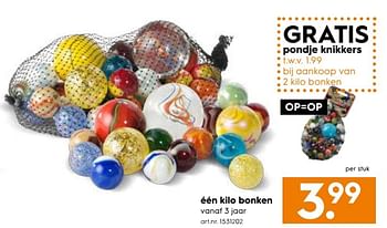 Aanbiedingen Één kilo bonken - Huismerk - Blokker - Geldig van 13/05/2017 tot 24/05/2017 bij Blokker